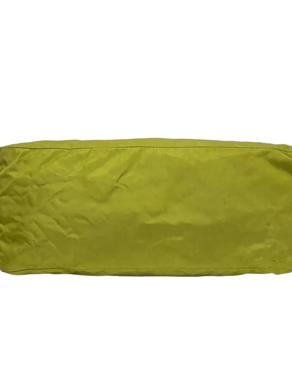 OROBIANCO Yellow Green Light Brown Nylon Leather Shoulder Bag